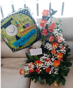 Ramo de Flores para Grado en Fontibón R163 - Floristería en Fontibón Te Mando Flores.
